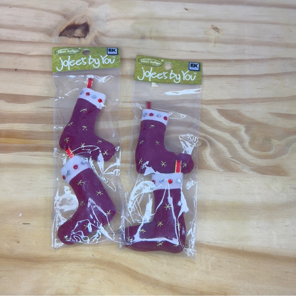 *2/$10* Jolee's by You - 2 packs of 2 3D Christmas Stockings